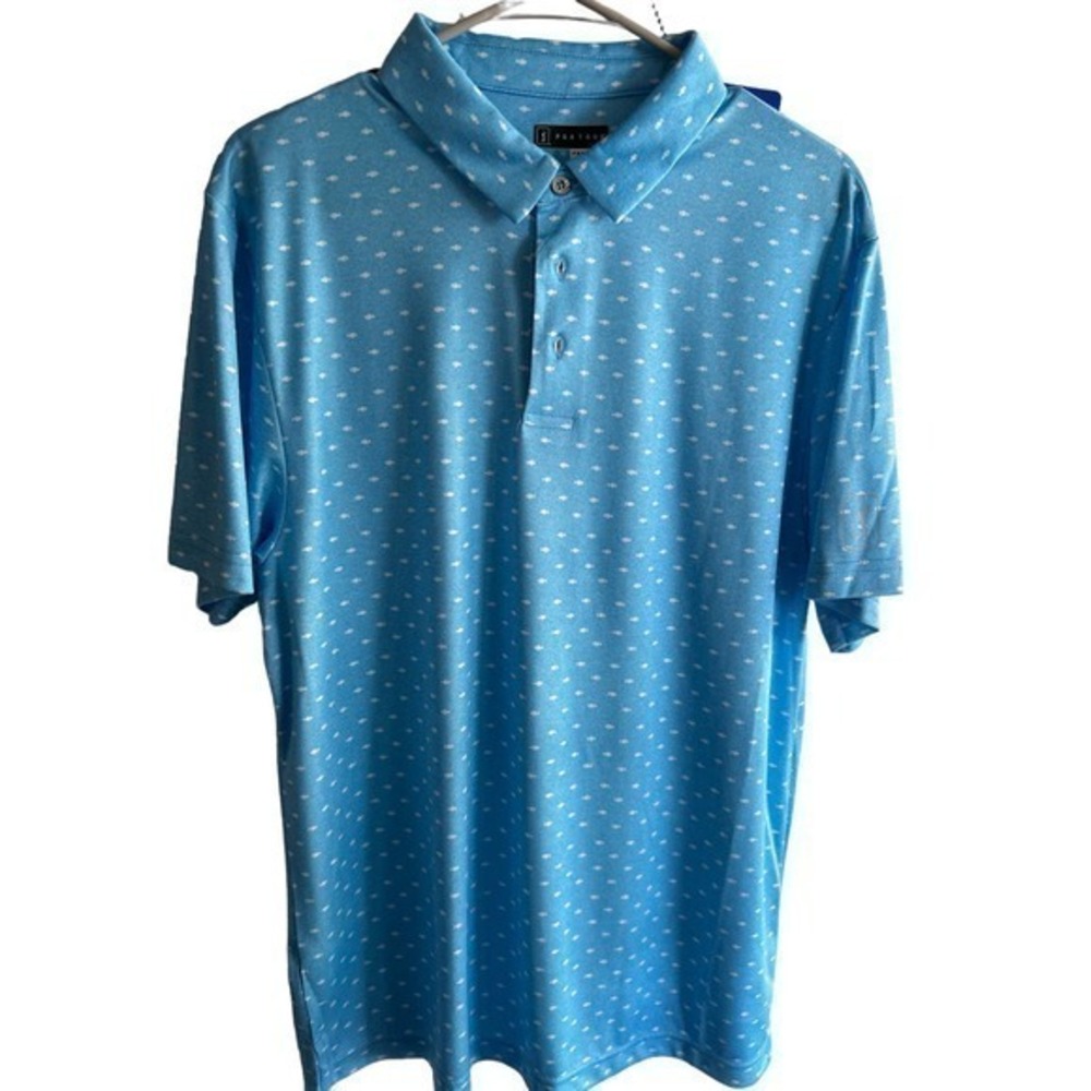 PGA‎ Tour Golf Polo Shirt Short Sleeve Mens Size L